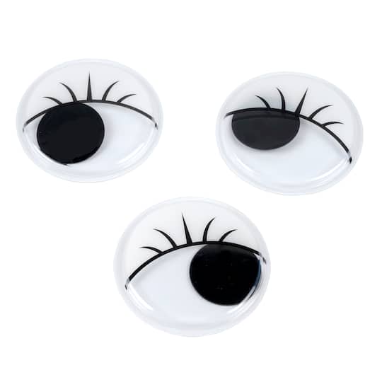 12 Packs: 12 ct. (144 total) 40mm Lash Adhesive Wiggle Eyes by Creatology™
